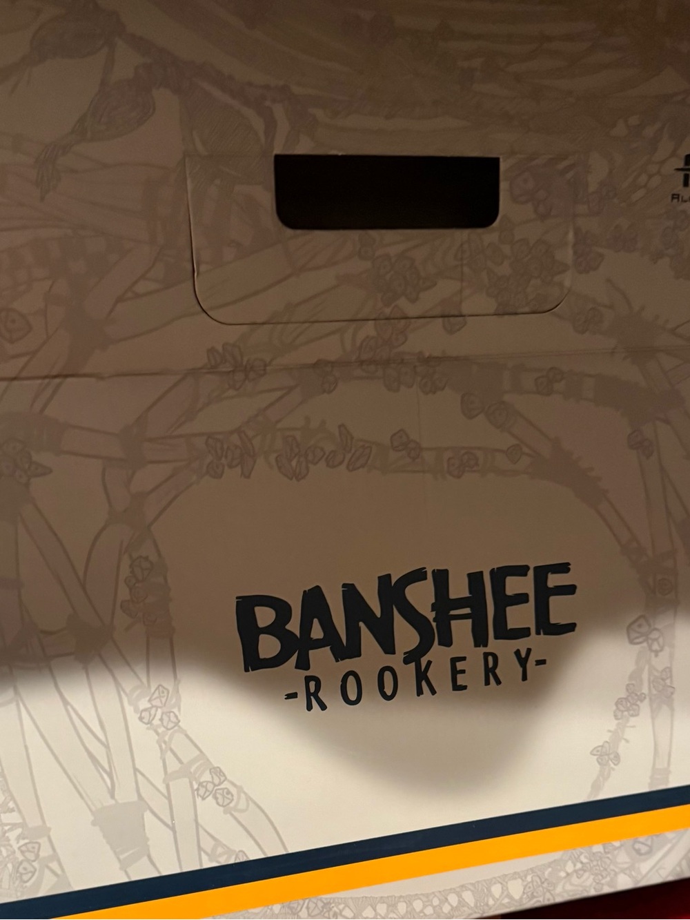 BANSHEE Rookery Box - purple with orange and green accents